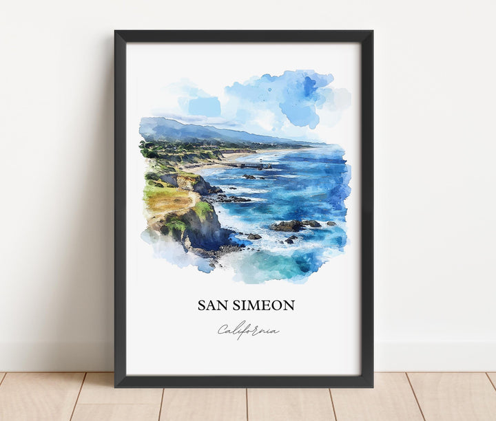 San Simeon Wall Art - California Print