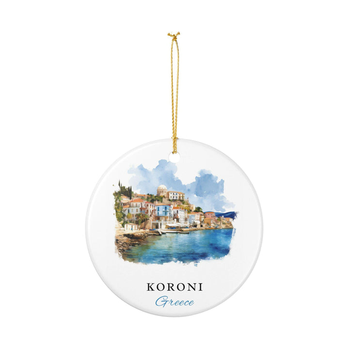 Koroni, Greece Ornament: Unique Koroni Souvenir, Koroni Xmas Decor, and Authentic Koroni Gift