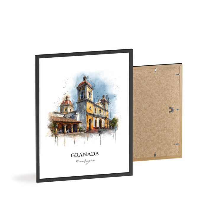 Granada, Nicaragua – Watercolor Art Print