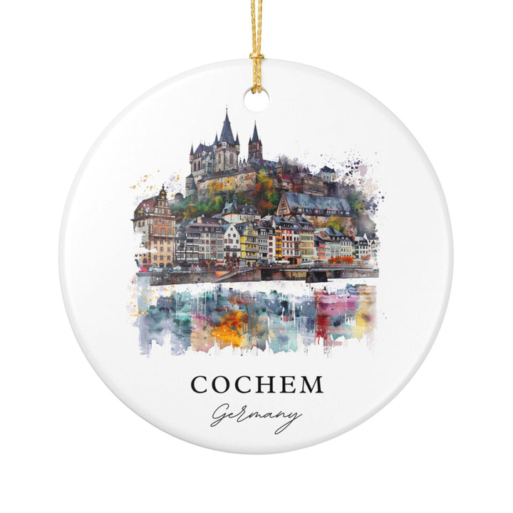Cochem Germany Ornament: Unique Cochem Souvenir, Cochem Germany Xmas Decor, and Authentic Germany Gift