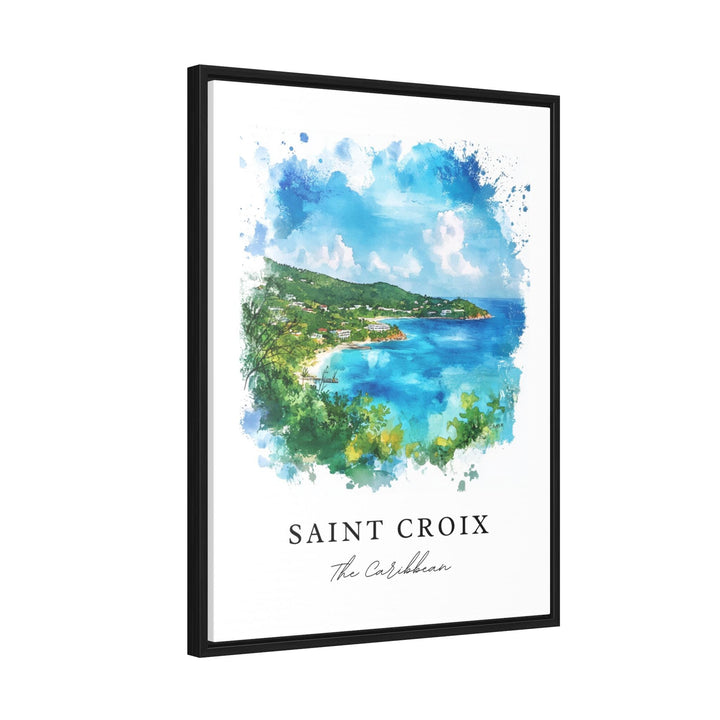 Saint Croix Wall Art, Saint Croix Print, St Croix Watercolor Art, Saint Croix Island Gift,