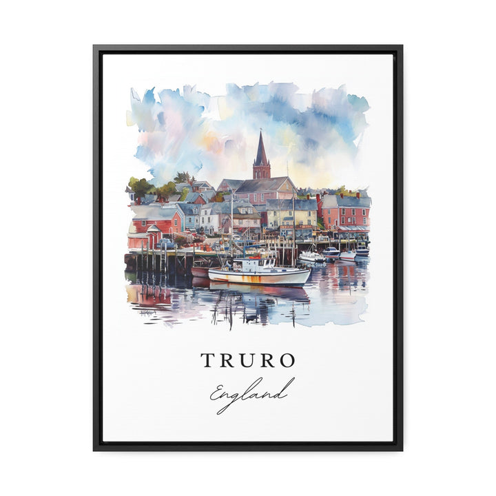 Truro England wall art - England, Truro print, Truro Wedding gift, Truro UK Birthday present, Custom Text, Perfect Gift