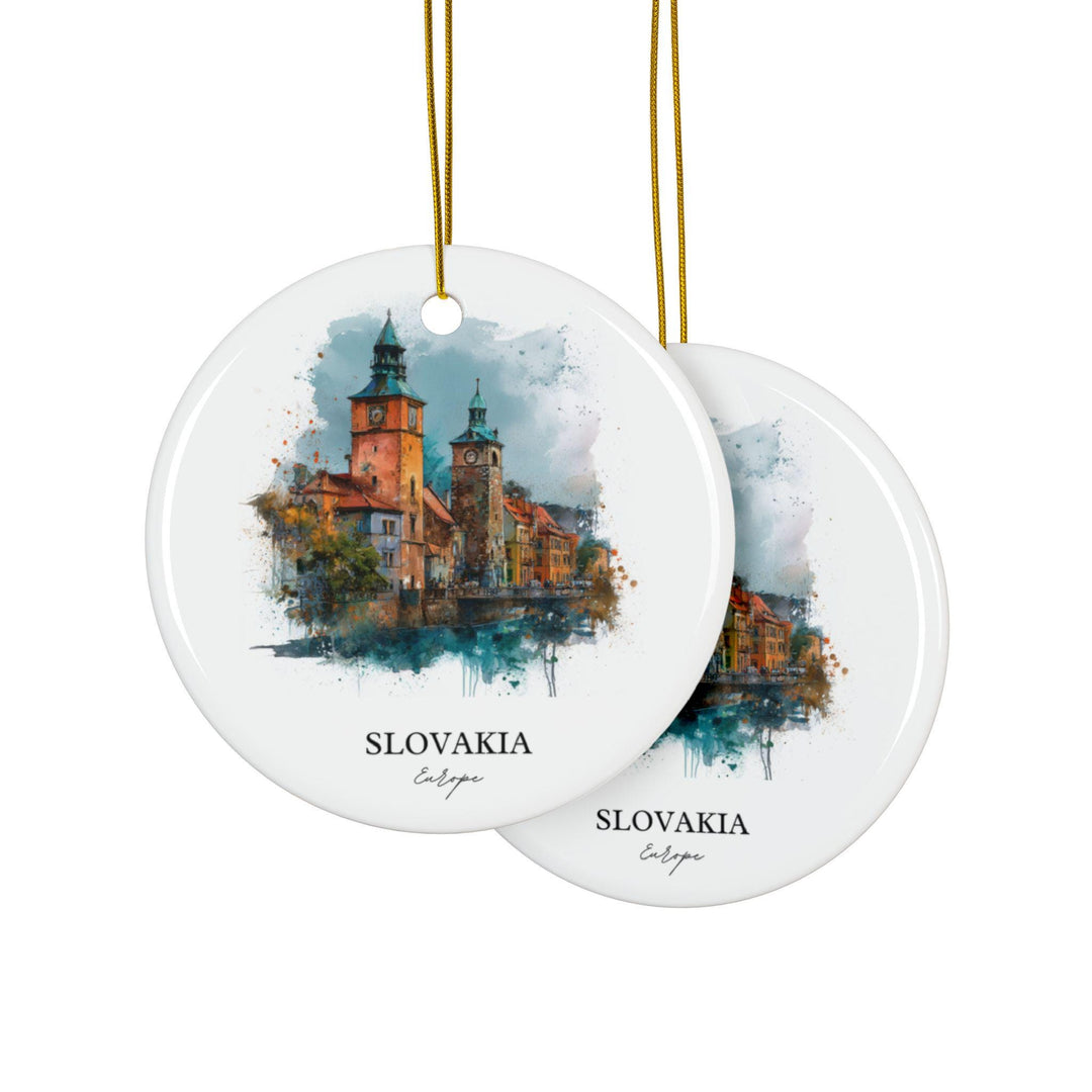 Slovakia Ornament: Unique Slovakia Souvenir, Slovakia Xmas Decor, and Authentic Slovakia Country Gift