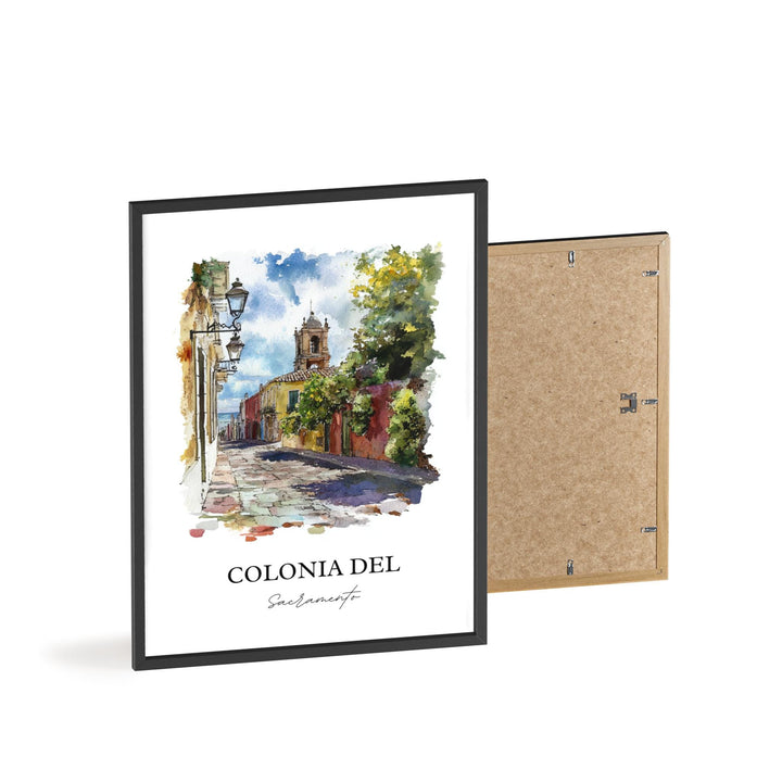 Colonia del Sacramento Wall Art, Uruguay Print, Uruguay Artwork, Colonia del Sacramento Gift, Travel Print, Travel Poster, Housewarming Gift