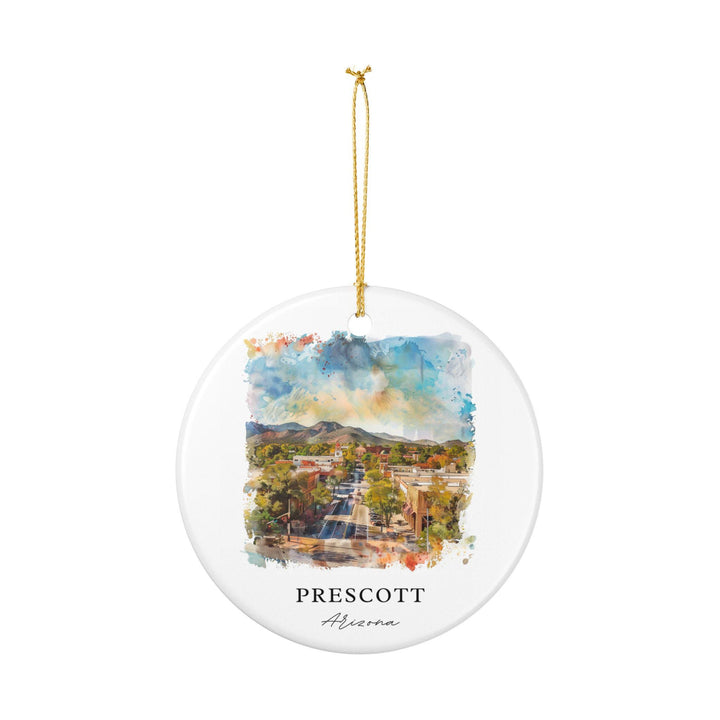 Prescott Arizona Ornament: Unique Prescott AZ Souvenir, Prescott Xmas Decor, and Authentic Prescott Arizona Gift
