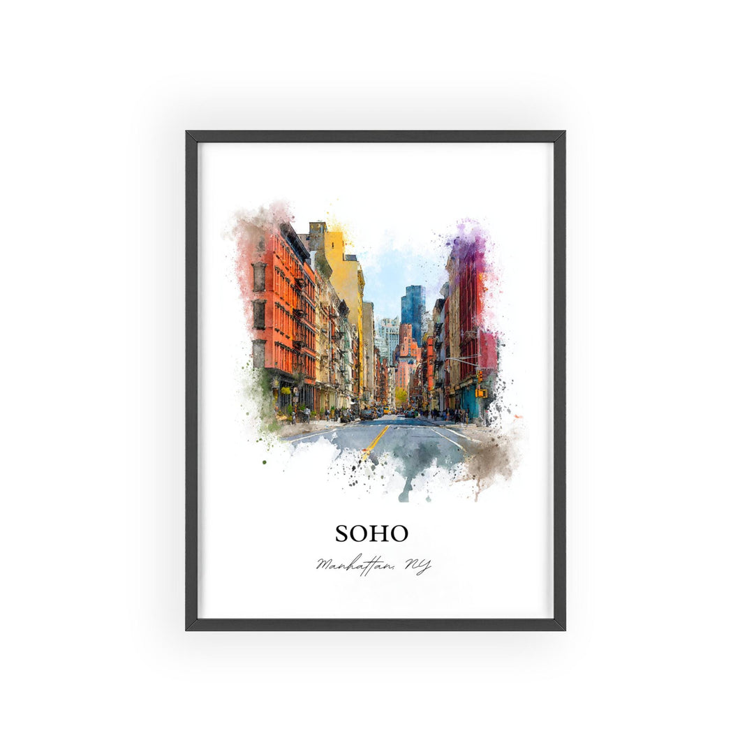 Soho, New York – Watercolor Art Print