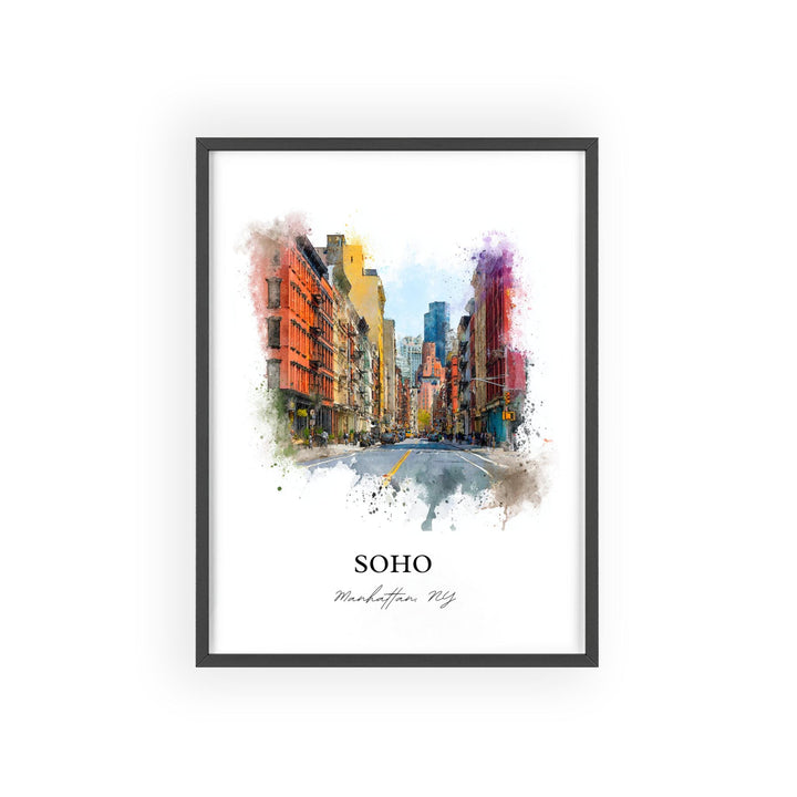 Soho, New York – Watercolor Art Print