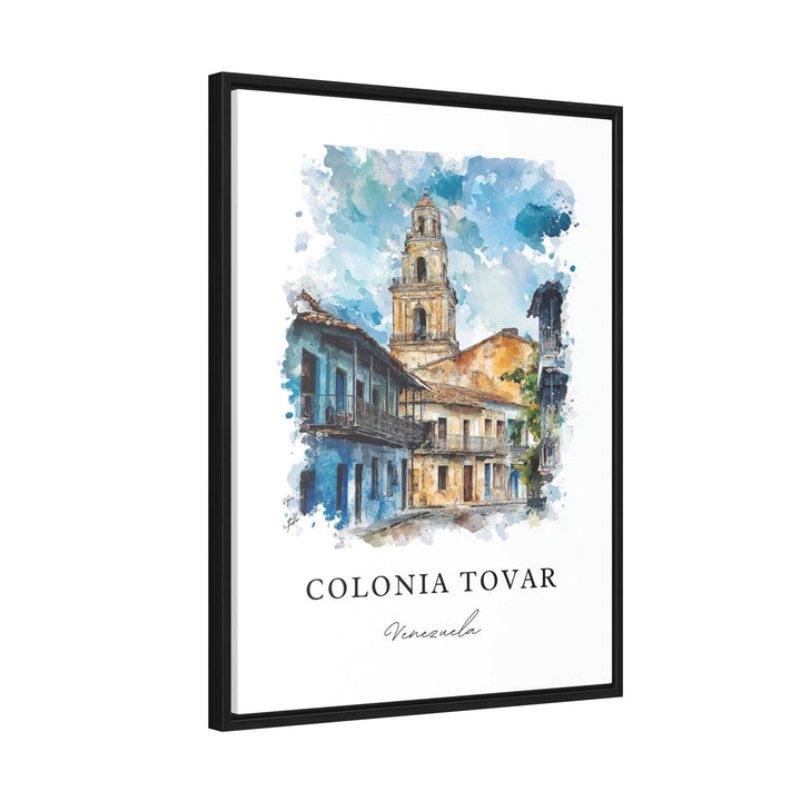 Colonia Tovar Wall Art, Venezuela Print, Colonia Tovar Watercolor Art, Venezuela Art Gift,