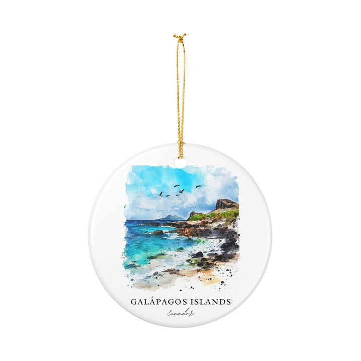 Galápagos Islands Ornament: Unique Galápagos Souvenir, Galápagos Xmas Decor, and Authentic Galápagos Islands Gift