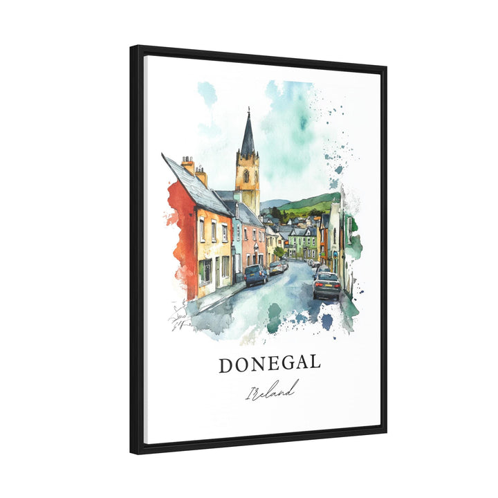 Donegal Wall Art, Donegal Ireland Print, County Donegal Watercolor Art, River Eske Gift, Travel Print, Travel Poster, Housewarming Gift
