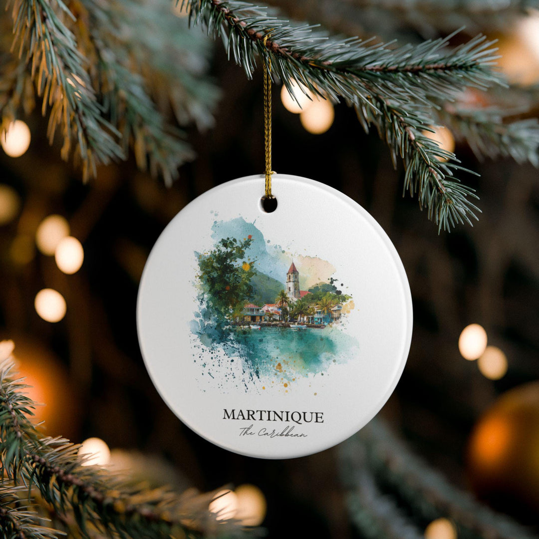 Martinique Ornament: Unique Martinique Souvenir, Martinique Xmas Decor, and Authentic Martinique Caribbean Gift