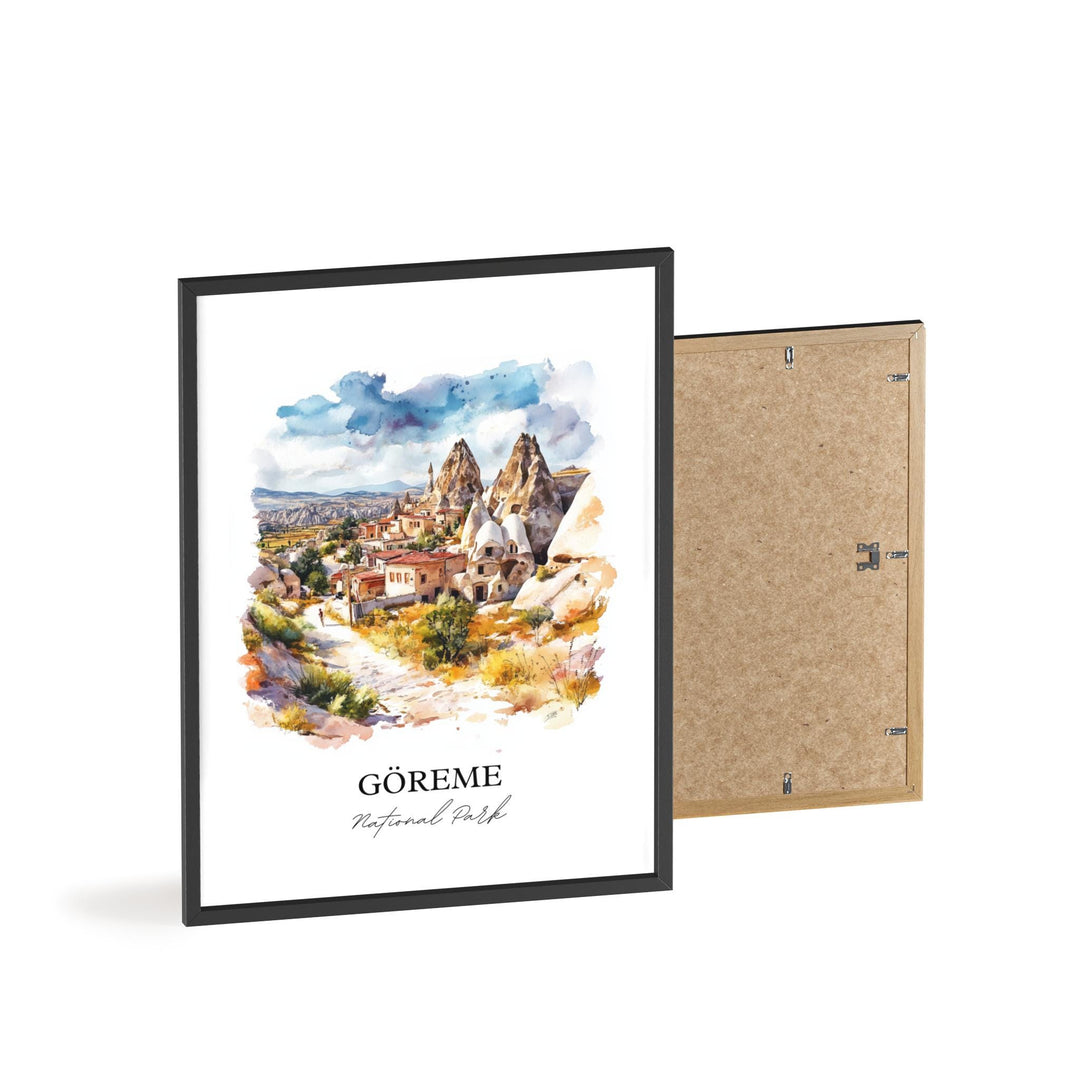 Göreme, Turkey – Watercolor Art Print
