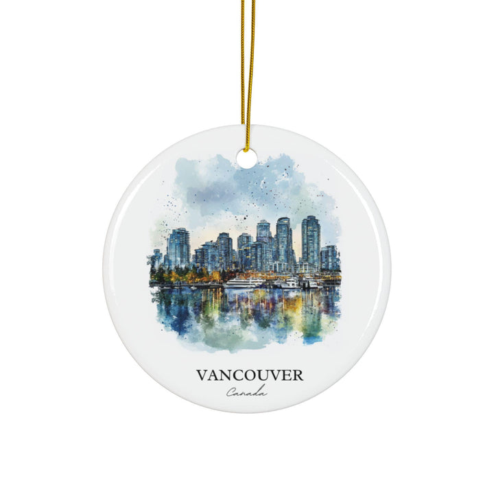 Vancouver Ornament: Unique Vancouver Souvenir, Vancouver Xmas Decor, and Authentic Vancouver Gift