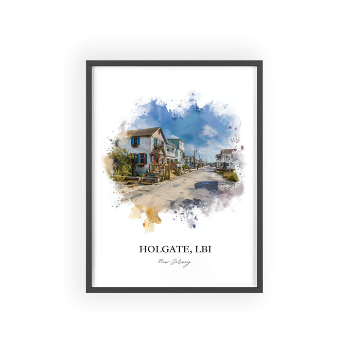 Holgate, New Jersey – Watercolor Art Print