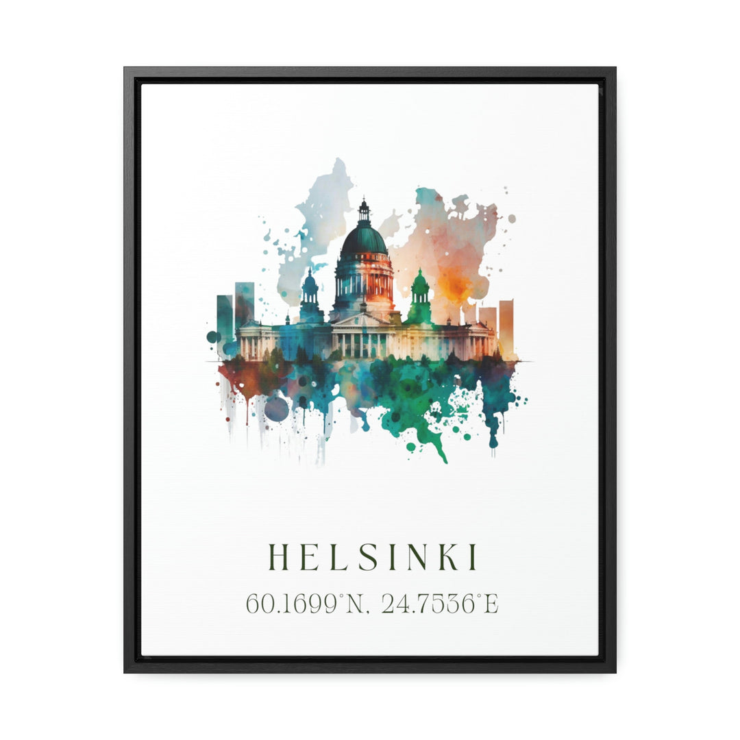 Helsinki Finland wall art - Finland, Helsinki poster, Helsinki Wedding gift, Helsinki Birthday present, Custom Text, Personalised Gift