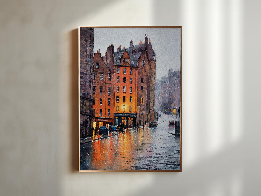 Edinburgh, Scotland – Watercolor Art Print