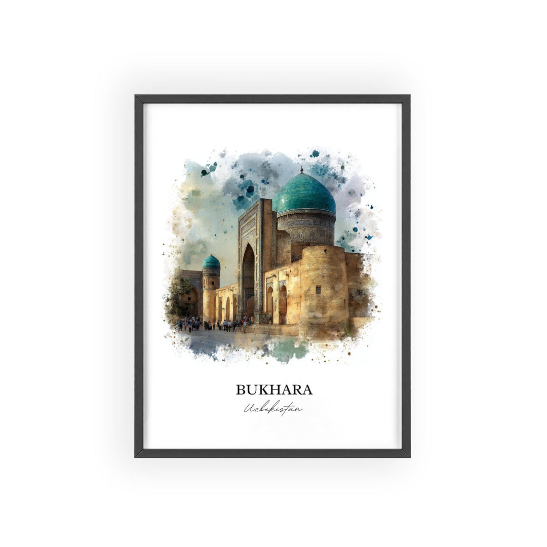 Bukhara, Uzbekistan – Watercolor Art Print