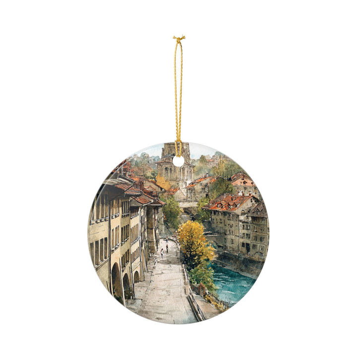 Bern Switzerland Ornament: Unique Bern Souvenir, Bern Xmas Decor, and Authentic Bern Switzerland Gift