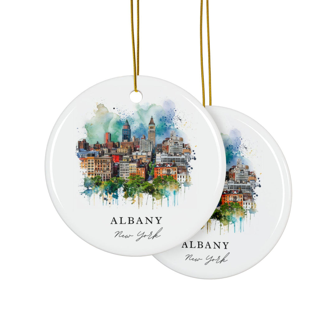 Albany, New York Christmas Ornament