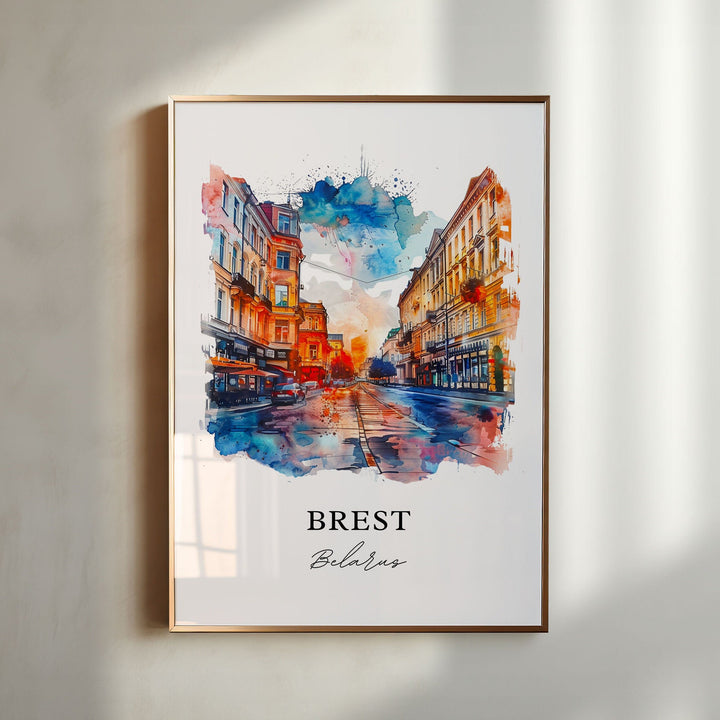 Brest Wall Art - Belarus Print