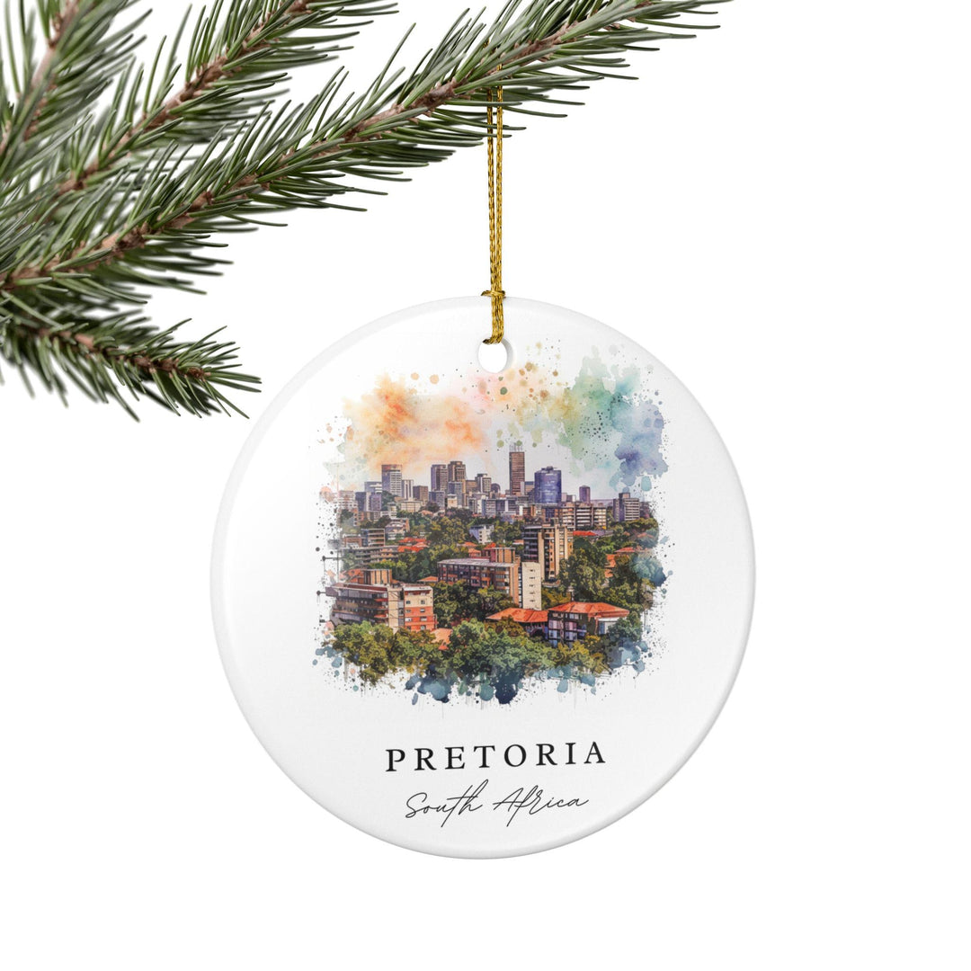 Pretoria, South Africa Ornament: Unique Pretoria Souvenir, South Africa Xmas Decor, and Authentic Pretoria Gift