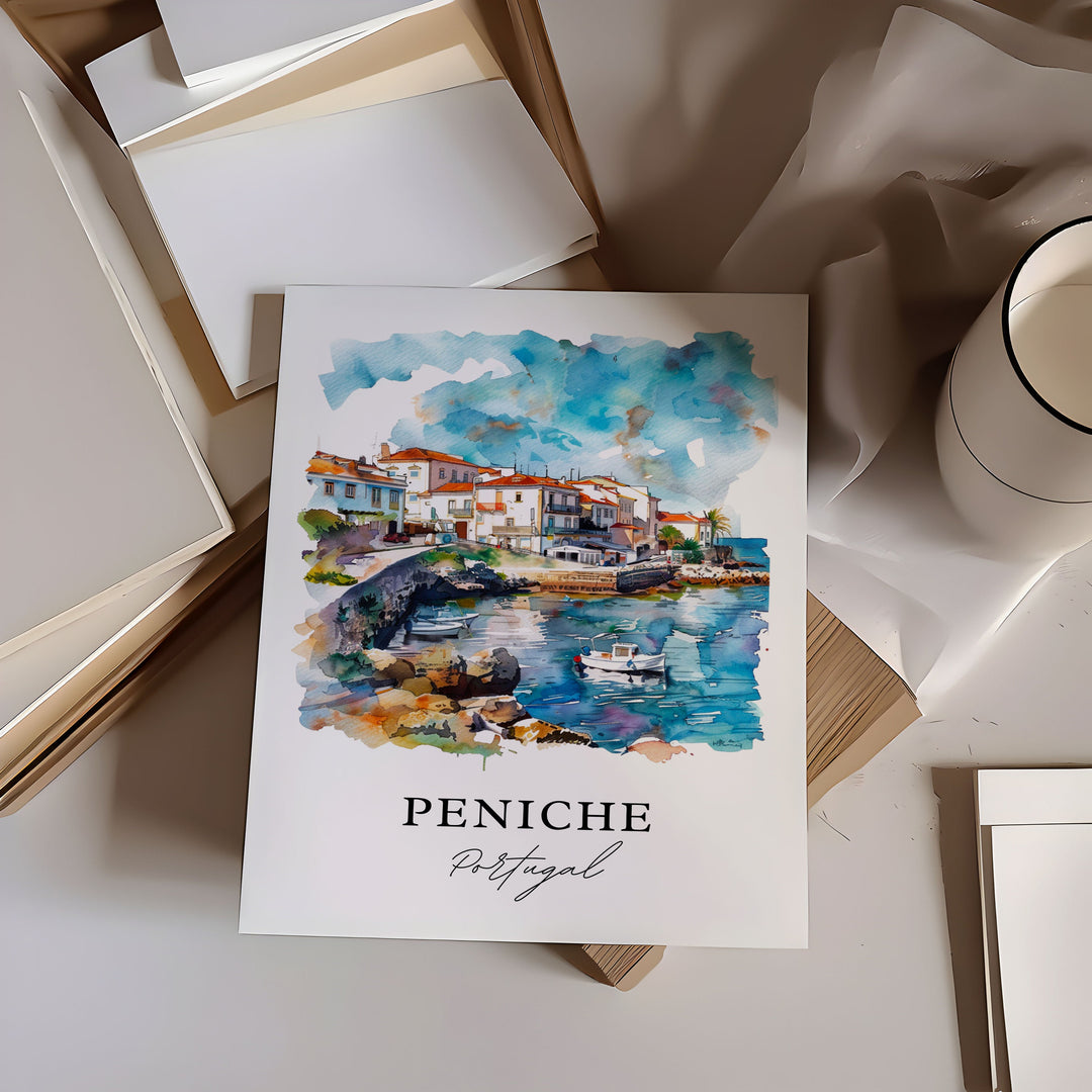 Peniche, Portugal – Watercolor Art Print