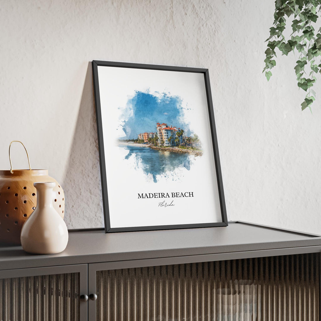 Madeira Beach, Florida – Watercolor Art Print