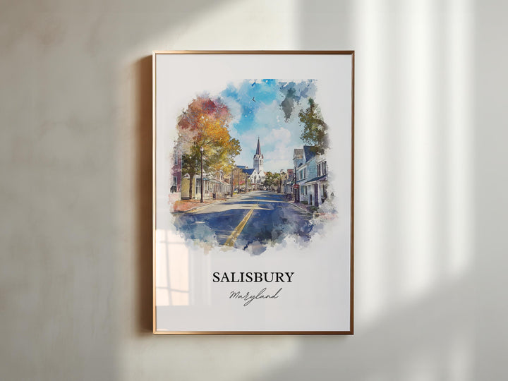 Salisbury MD Wall Art - Maryland Print