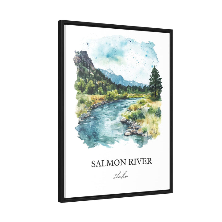 Salmon River ID Wall Art, Sawtooth ID Print, River of No Return Artwork, Salmon River Gift, Travel Print, Travel Poster, Housewarming Gift