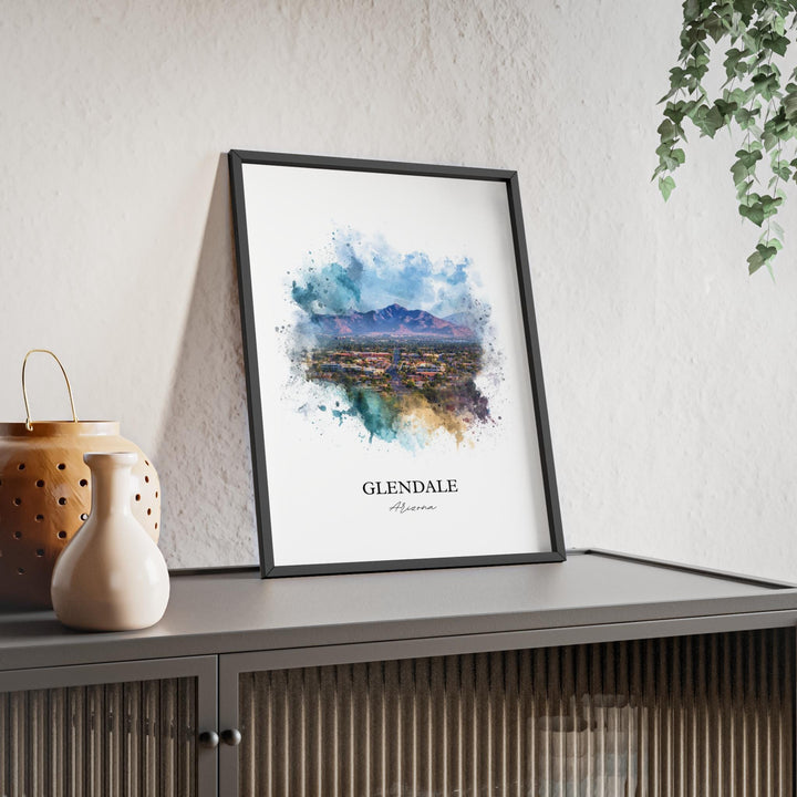 Glendale, Arizona – Watercolor Art Print
