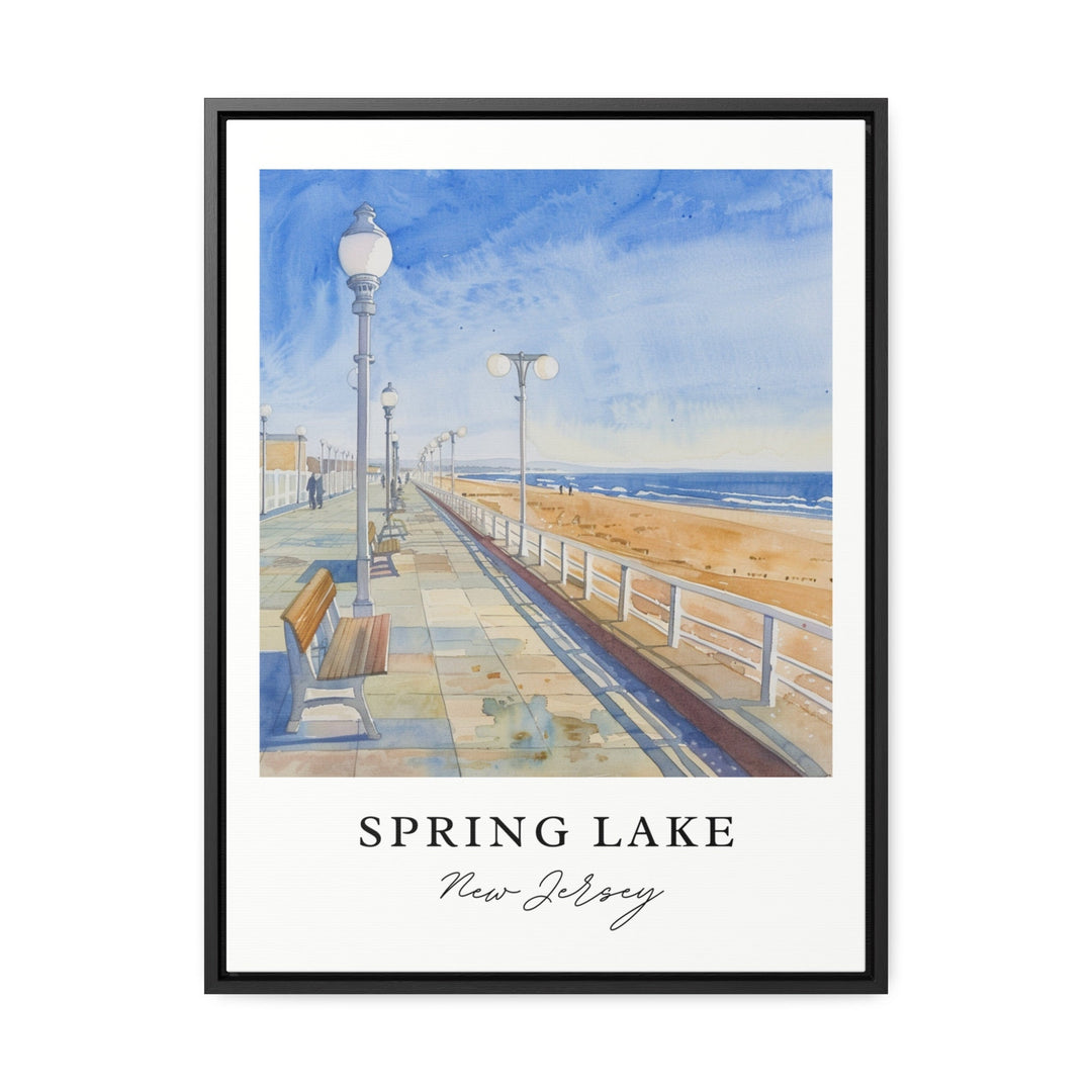 Spring Lake NJ Art, Spring Lake Print, Jersey Shore Wall Art, Spring Lake Gift, Travel Print, Travel Poster, Travel Gift, Housewarming Gift