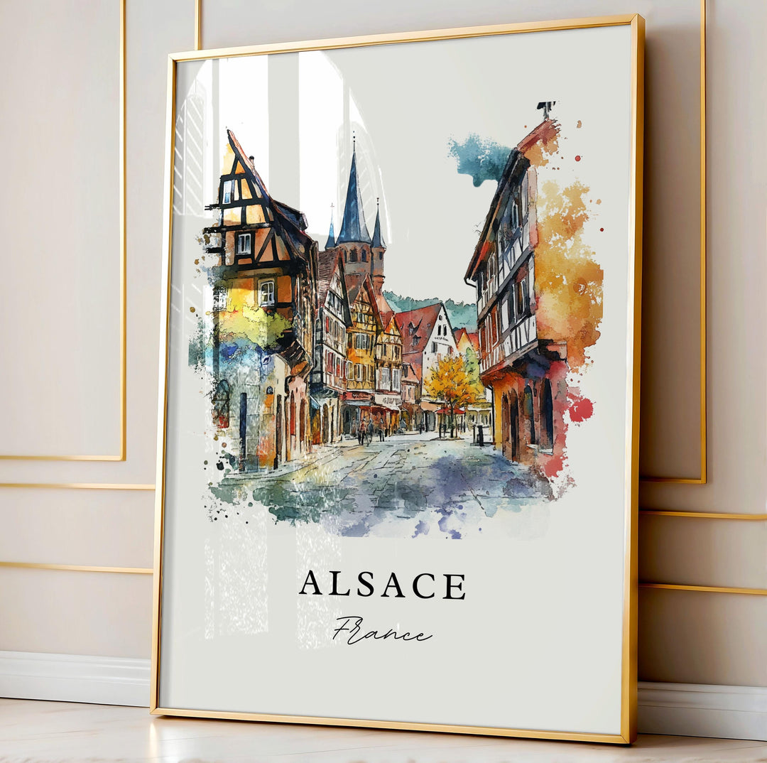 Alsace Wall Art - France Print