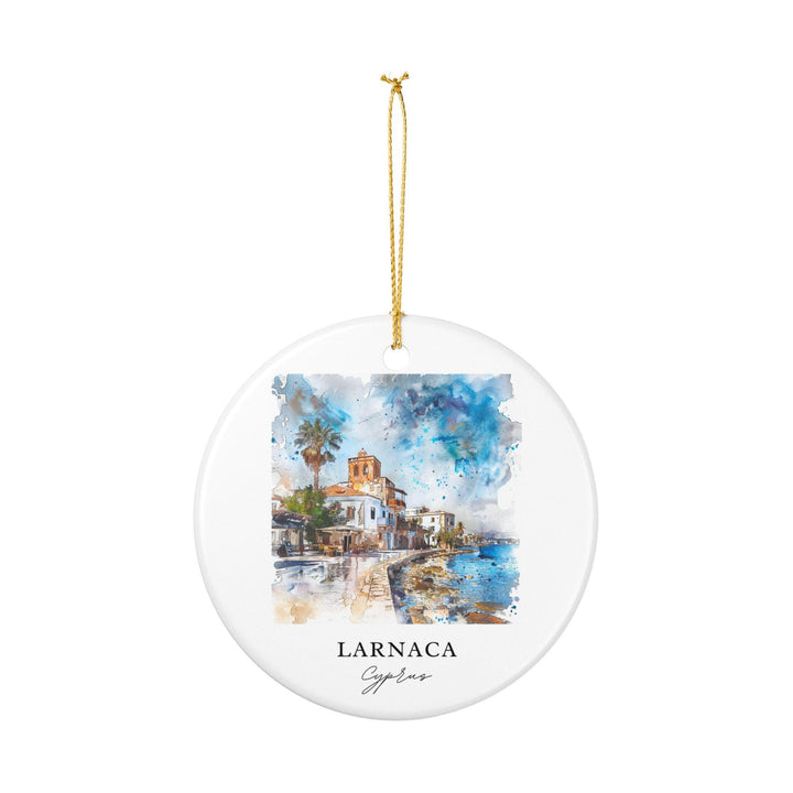 Larnaca Ornament: Unique Larnaca Cyprus Souvenir, Cyprus Xmas Decor, and Authentic Cyprus Gift