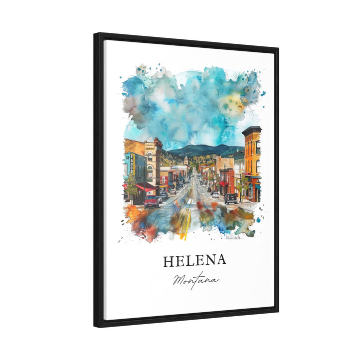Helena Montana Wall Art, Helena Print, Helena Watercolor, Helena Montana Gift, Travel Poster, Housewarming Gift