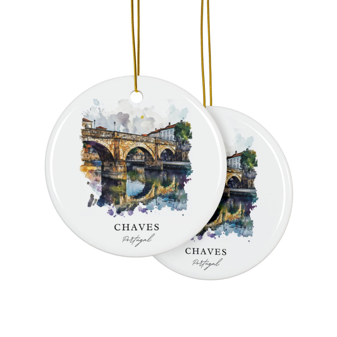 Chaves Portugal Ornament: Unique Chaves Souvenir, Chaves Xmas Decor, and Authentic Chaves Portugal Gift