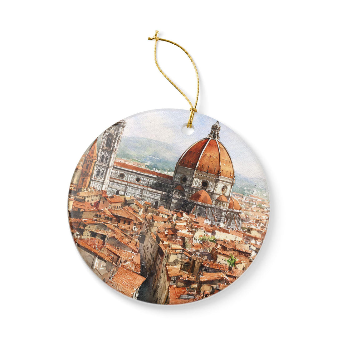 Florence, Italy Ornament: Unique Florence Souvenir, Florence Italy Xmas Decor, and Authentic Florence Italy Gift