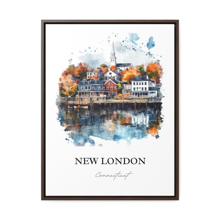 New London CT Wall Art, Connecticut Print, Thames River Artwork, New London Gift, Travel Print, Travel Poster, Housewarming Gift
