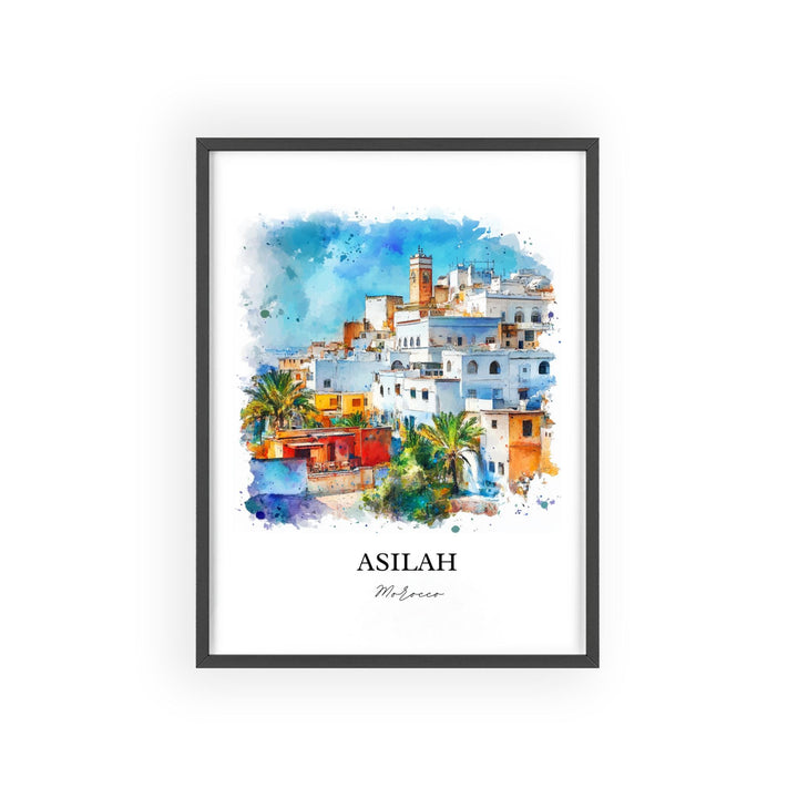 Asilah, Morocco – Watercolor Art Print