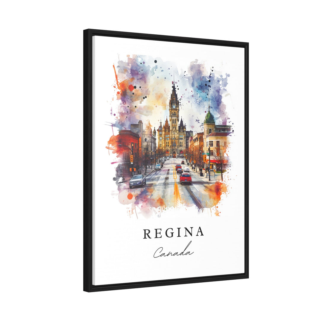 Regina BC wall art - Canada, Regina print, British Columbia Wedding gift, Regina Canada Birthday present, Custom Text, Perfect Gift