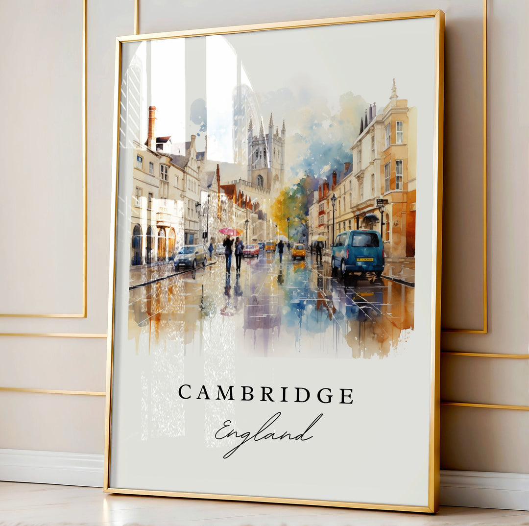 Cambridge England Wall Art - UK Print