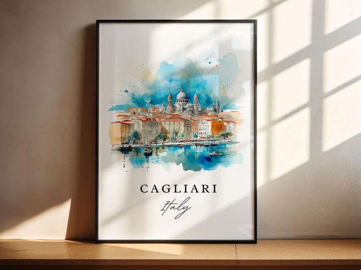 Cagliari Wall Art - Italy Print