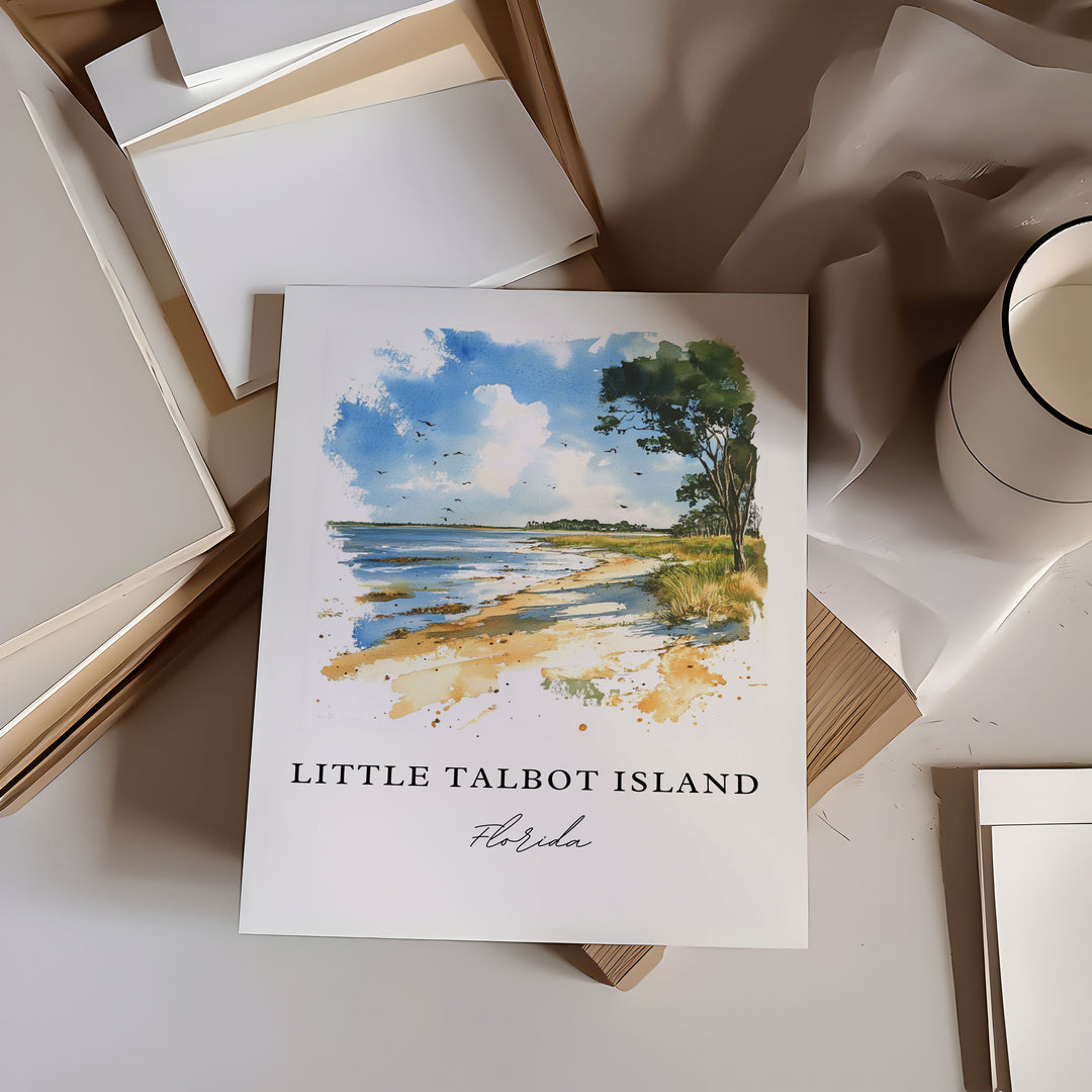 Little Talbot Island FL Art, Jacksonville FL Print, Little Talbot Park, Big Talbot Isl Gift,