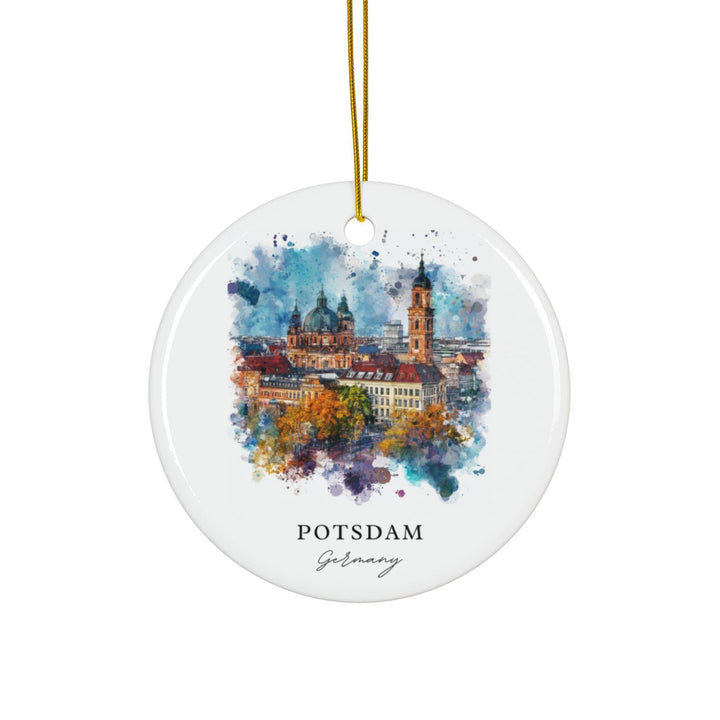 Potsdam Germany Ornament: Unique Potsdam Souvenir, Potsdam Xmas Decor, and Authentic Potsdam Gift