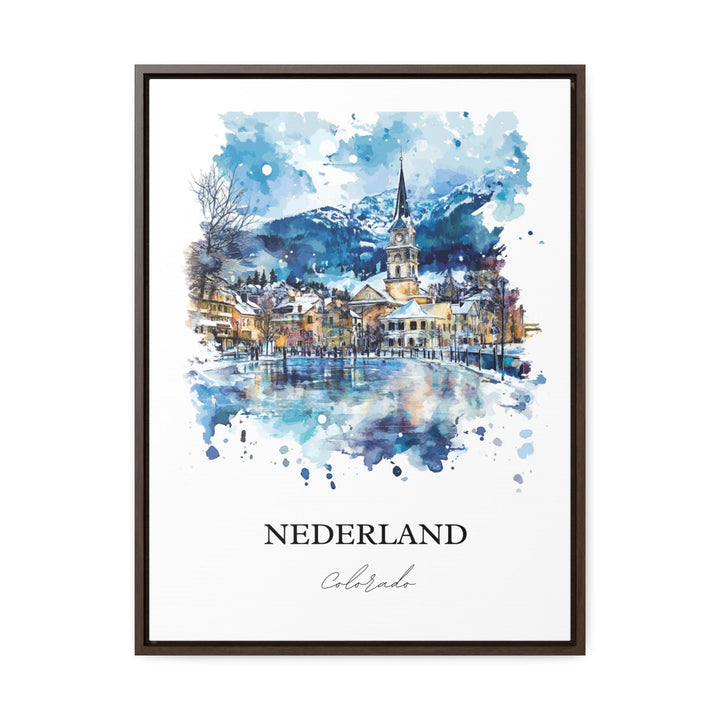 Nederland CO Wall Art, Boulder County Print, Nederland CO Watercolor Art, Barker Meadow Gift, Travel Print, Travel Poster, Housewarming Gift