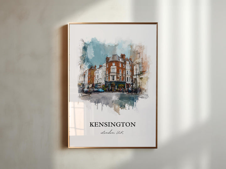 Kensington, London – Watercolor Art Print