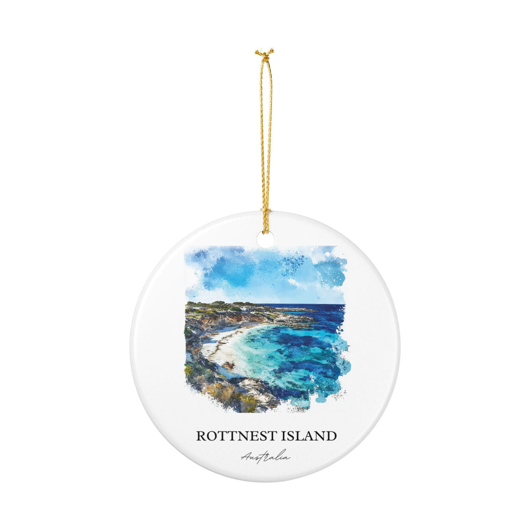 Rottnest Island Ornament: Unique Australia Souvenir, Rottnest Island Xmas Decor, and Authentic Rottnest Island Gift
