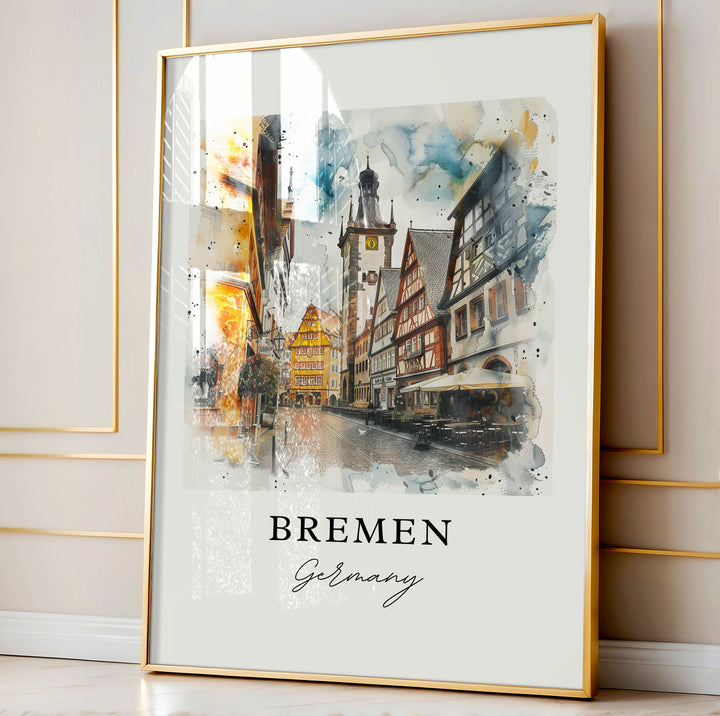 Bremen Wall Art - Germany Print