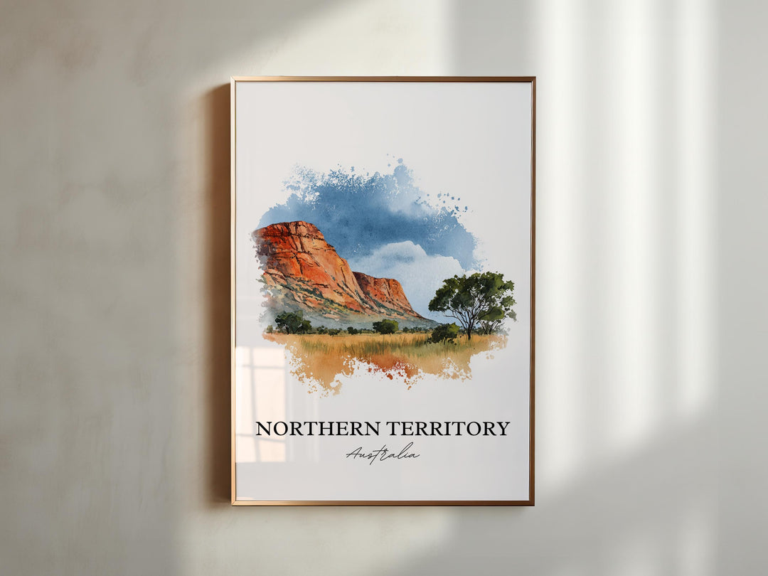 Northern Territory Australia Art, Australia Print, Australia Art, Northern Australia Gift, Travel Print, Travel Poster, Housewarming Gift