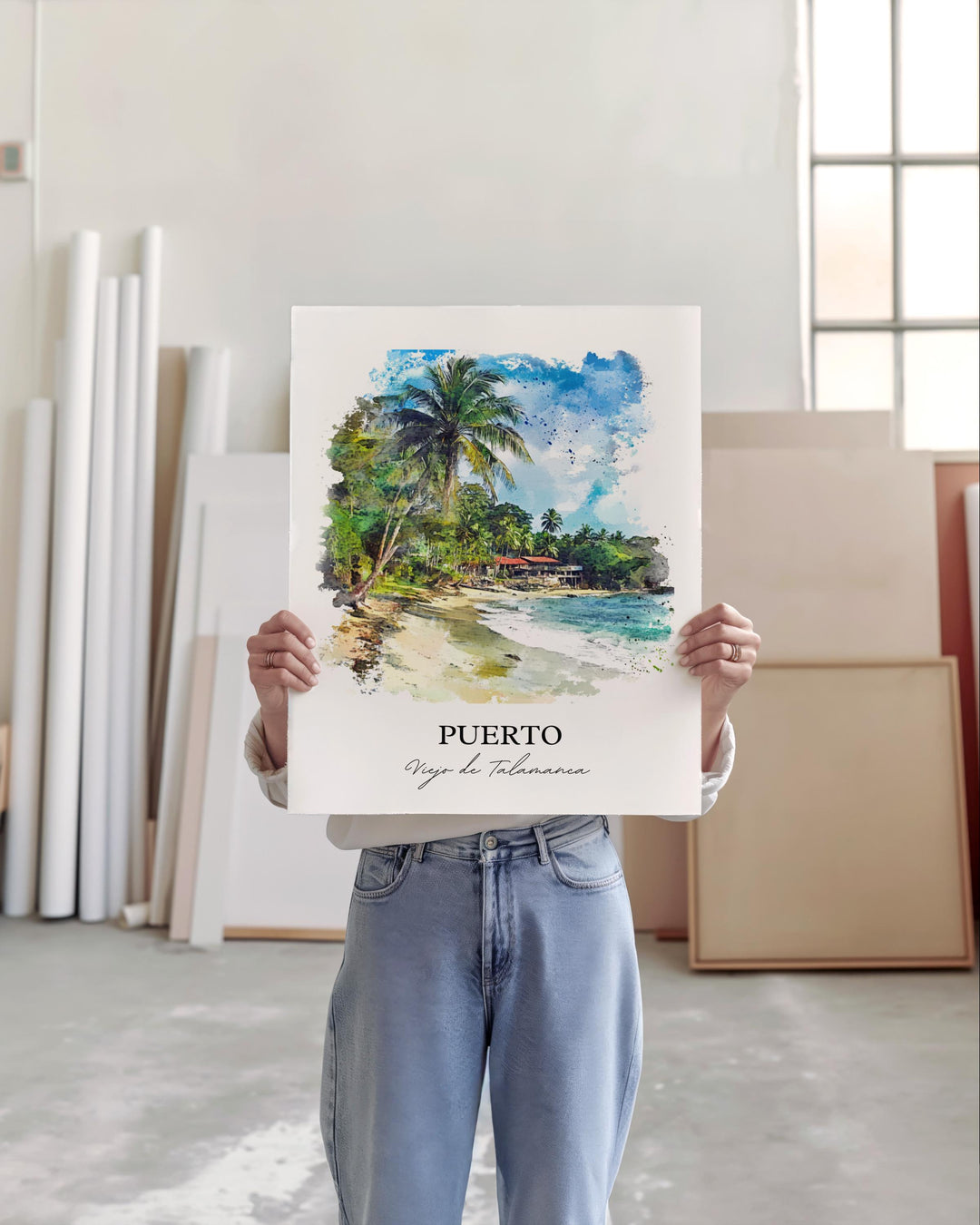 Puerto Viejo de Talamanca Art, Playa Negra Print, Costa Rica, Puerto Viejo de Talamanca Gift, Travel Print, Travel Poster, Housewarming Gift