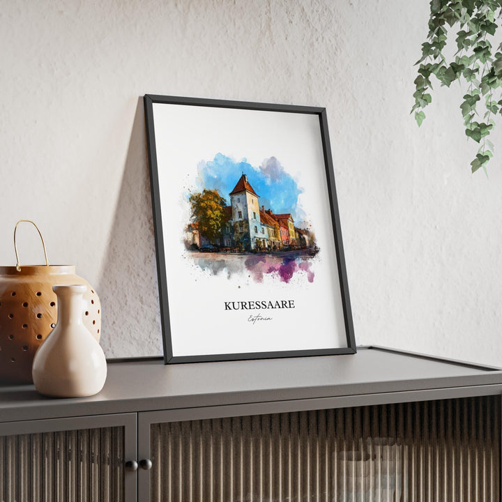 Kuressaare, Estonia – Watercolor Art Print